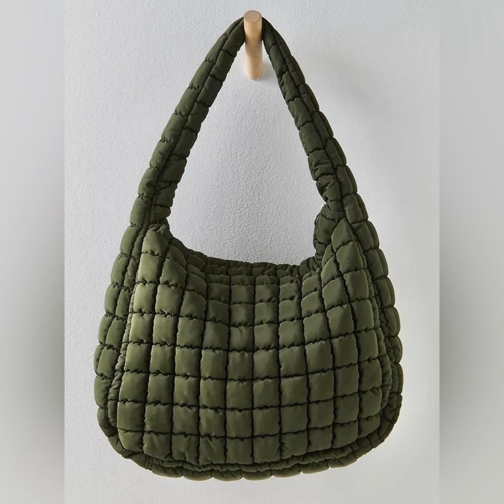 FP Movement by Free People Olive Green Quilted Shoulder Bag - Picture 3 of 16